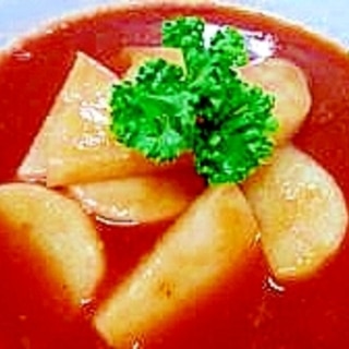 長芋のトマトスープ